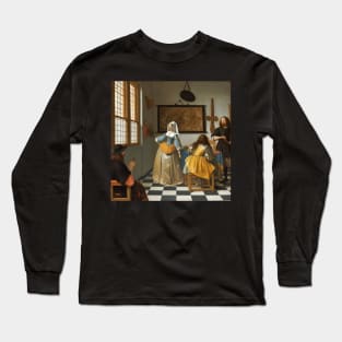 Jan Vermeer drawing Long Sleeve T-Shirt